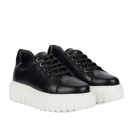 Damensportschuhe 6105 schwarz kombiniert