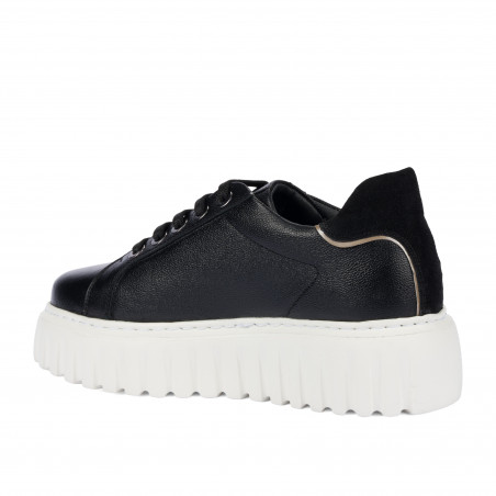 Damensportschuhe 6105 schwarz kombiniert