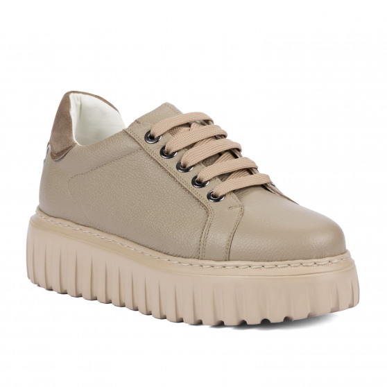 Damensneaker 6105 Sand kombiniert