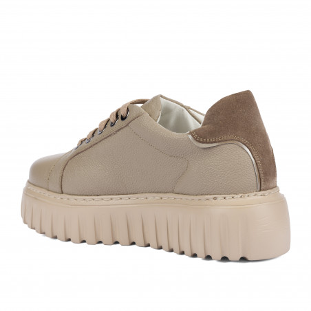 Damensneaker 6105 Sand kombiniert