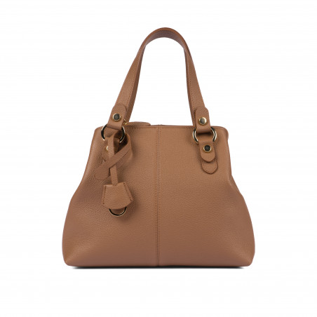 Damentasche Schultertasche 004-1g golden brown