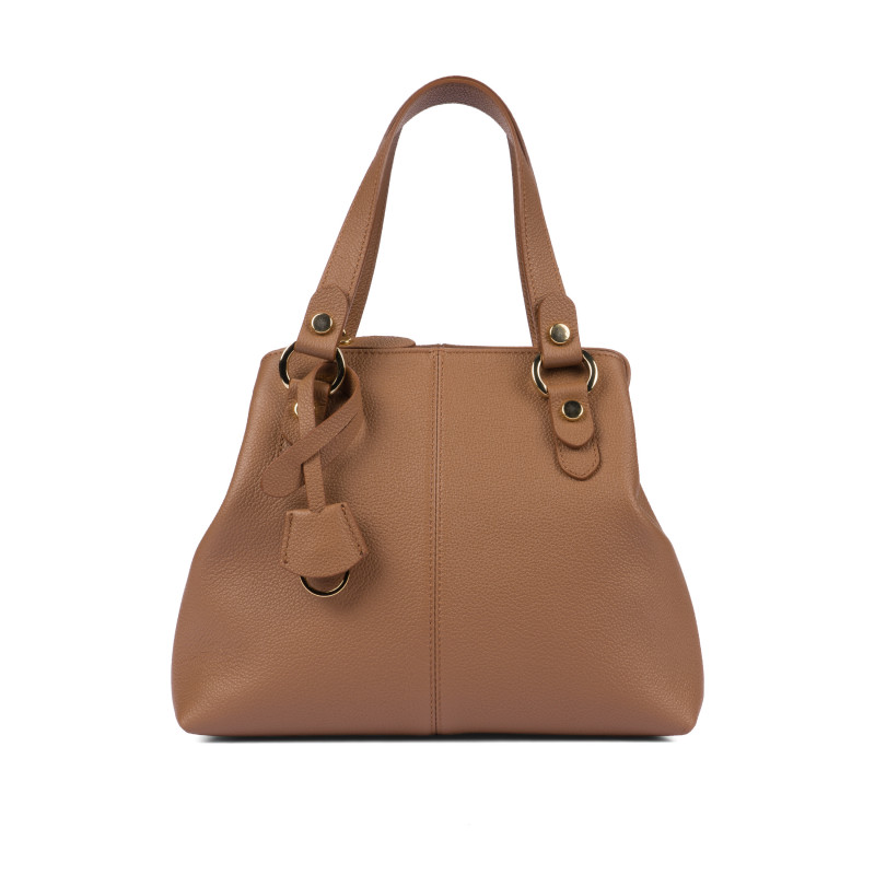 Damentasche Schultertasche 004-1g golden brown