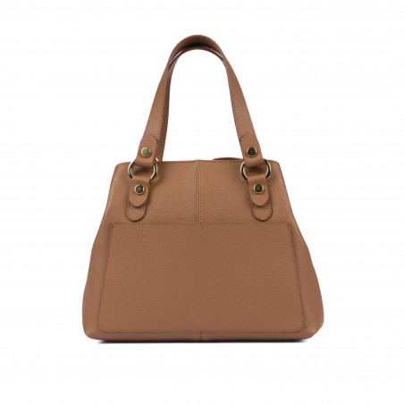 Damentasche Schultertasche 004-1g golden brown