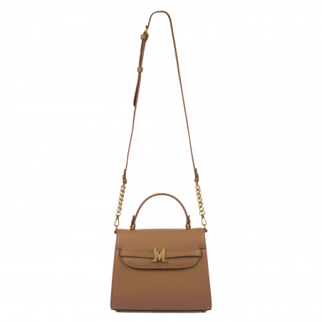 Damentasche zum Umhängen 033g golden brown