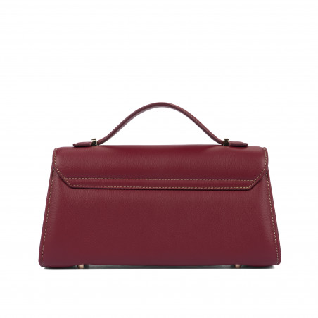 Damentasche Schultertasche 041g weinrot