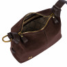 Damentasche Handtasche 037-1g Wildleder Kaffeebohnen