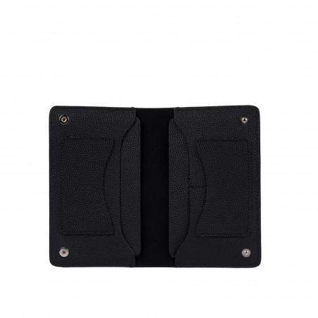 Damenportemonnaie 215g 01 Schwarz Kaviar