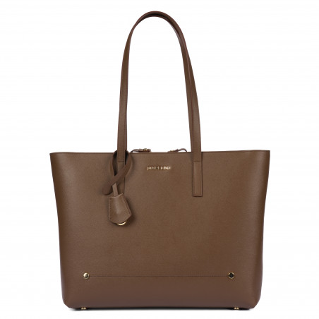 Damen-Umhängetasche 034g braun Kaviar