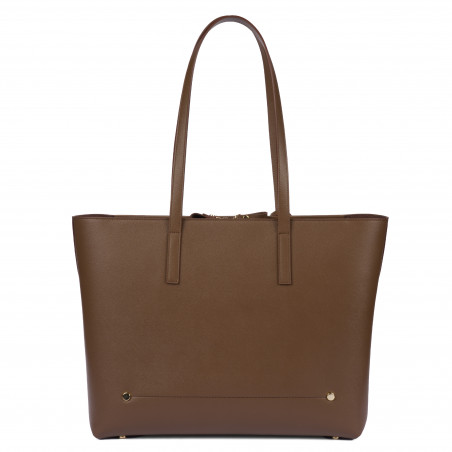Damen-Umhängetasche 034g braun Kaviar