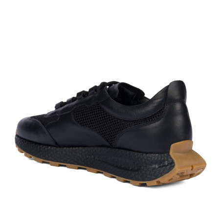 Schwarze Herren-Sportschuhe 9005 kombiniert