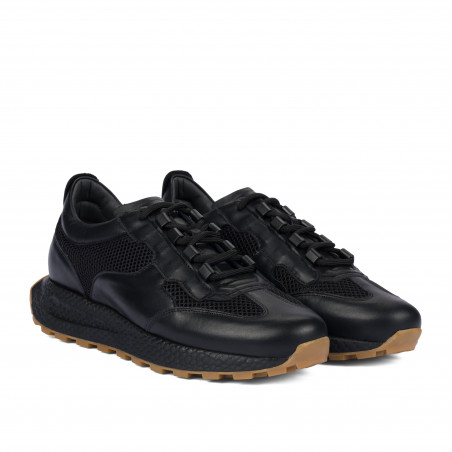 Schwarze Herren-Sportschuhe 9005 kombiniert