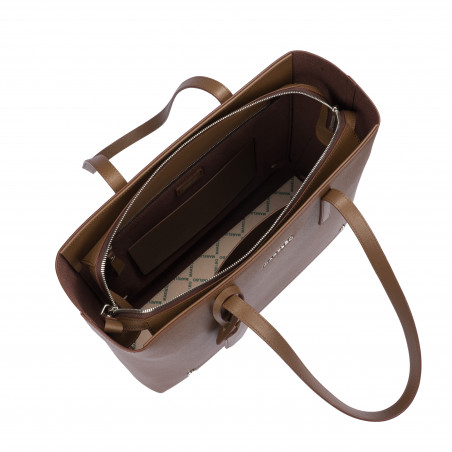Damentasche zum Umhängen 034g 01 Braun Kaviar