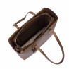 Damentasche zum Umhängen 034g 01 Braun Kaviar