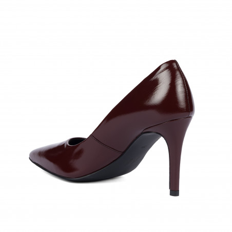 Elegante Damenschuhe 1372 Lack Bordeaux