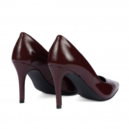 Elegante Damenschuhe 1372 Lack Bordeaux
