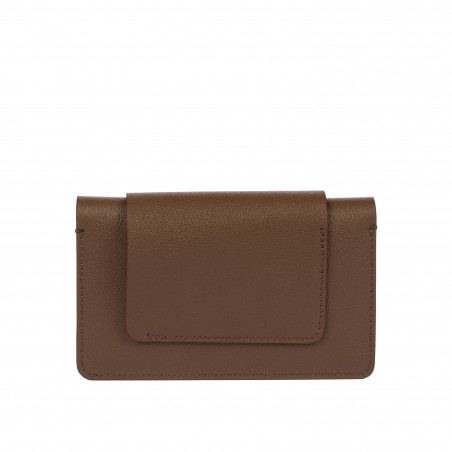 Damen Geldbörse 215g 01 braun Kaviar