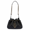 Schultertasche für Damen 062g biz schwarz
