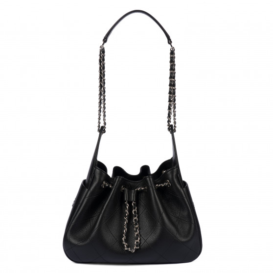 Damen-Schultertasche 062g 01 biz schwarz