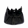 Damen-Schultertasche 062g 01 biz schwarz