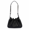 Damen-Schultertasche 062g 01 biz schwarz