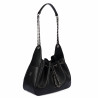Damen-Schultertasche 062g 01 biz schwarz