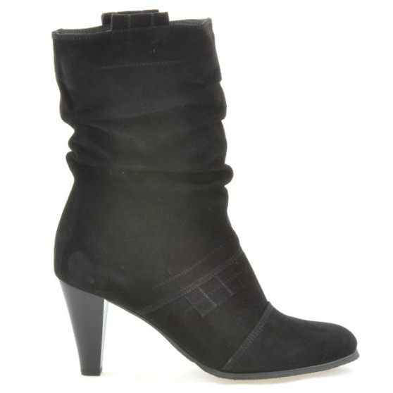 Damenstiefel 1114 schwarz Antilope Damenstiefel 1114 schwarz Antilope