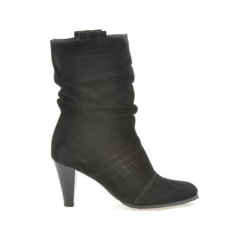 Damenstiefel 1114 schwarz Antilope