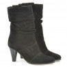 Damenstiefel 1114 schwarz Antilope