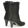 Damenstiefel 1114 schwarz Antilope