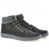 Herrenstiefel 411 schwarz Velours