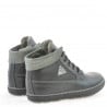 Kinderstiefel 3206 schwarz+grau
