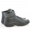 Jugendstiefel 461 schwarz+grau