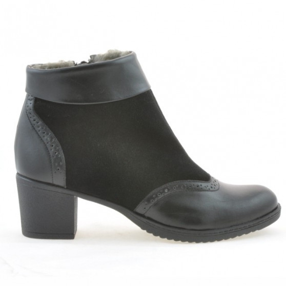 Damenstiefel 3240 Schwarz kombiniert Damenstiefel 3240 Schwarz kombiniert