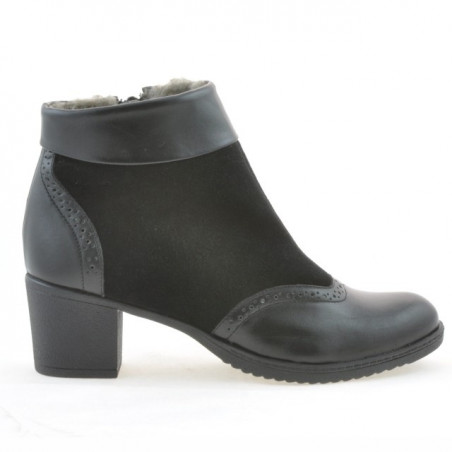 Damenstiefel 3240 Schwarz kombiniert