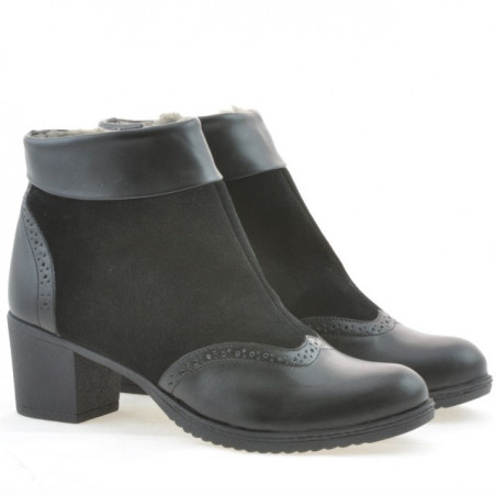 Damenstiefel 3240 Schwarz kombiniert