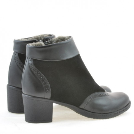 Damenstiefel 3240 Schwarz kombiniert