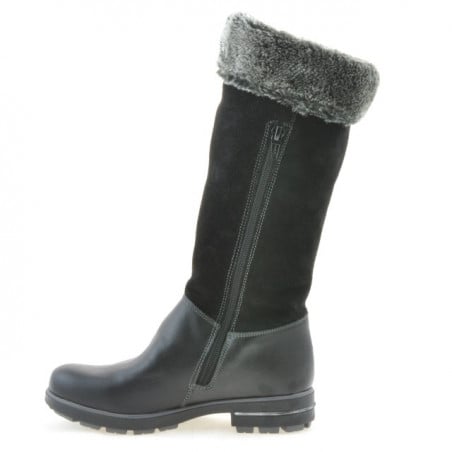 Kinderstiefel 3203 schwarz kombiniert