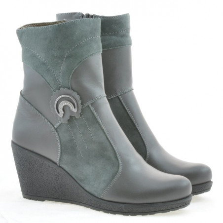 Damenschuhe 3220 grau kombiniert