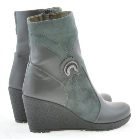 Damenschuhe 3220 grau kombiniert