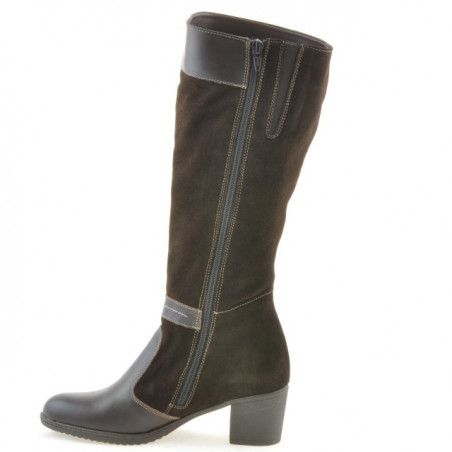 Damenstiefel 3260 Kaffee kombiniert