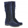 Damenstiefel 3243 Indigo Veloursleder