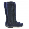 Damenstiefel 3243 Indigo Veloursleder