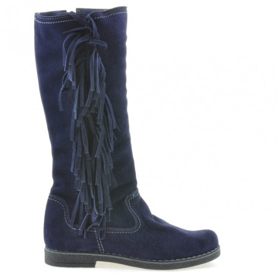 Damenstiefel 3243 Indigo Veloursleder Damenstiefel 3243 Indigo Veloursleder