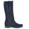 Damenstiefel 3243 Indigo Veloursleder