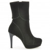 Damenstiefel 1132 schwarz Antilopenleder