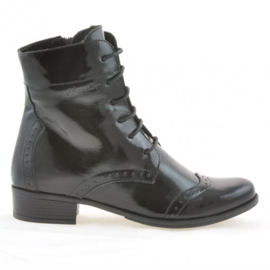 Damenstiefeletten 291 Lack Schwarz