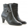 Damenstiefeletten 1101 schwarzer Lack