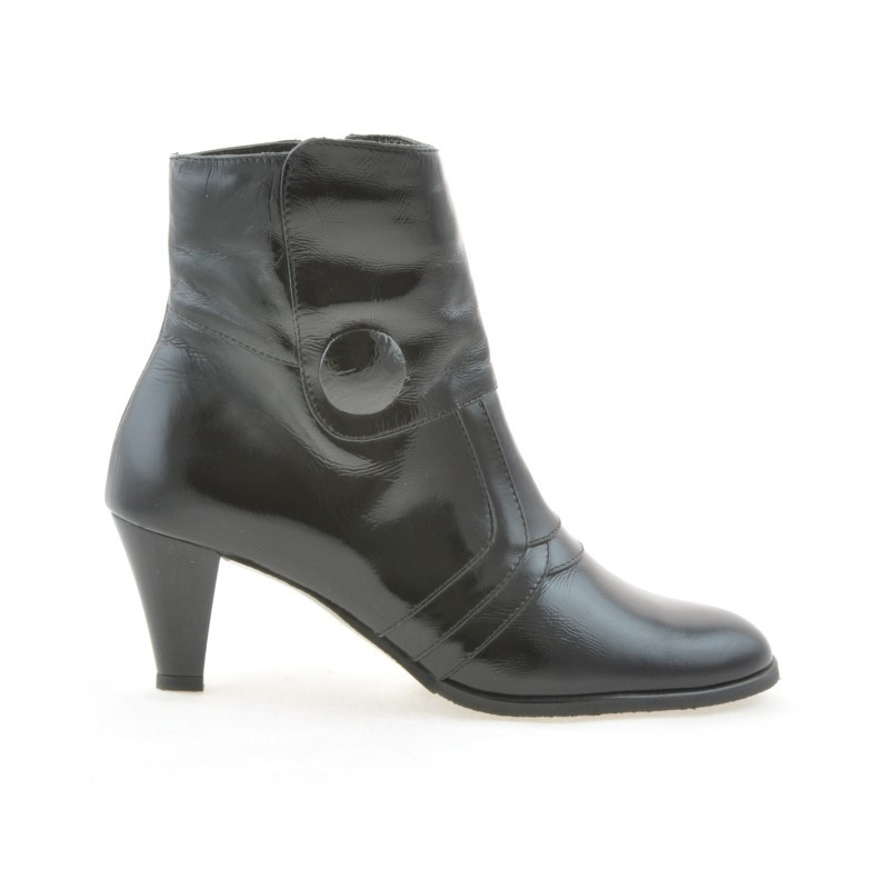 Damenstiefeletten 1101 schwarzer Lack