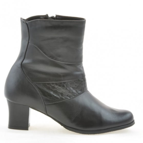 Damenstiefel 1122 schwarz kombiniert Damenstiefel 1122 schwarz kombiniert