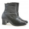 Damenstiefel 1122 schwarz kombiniert